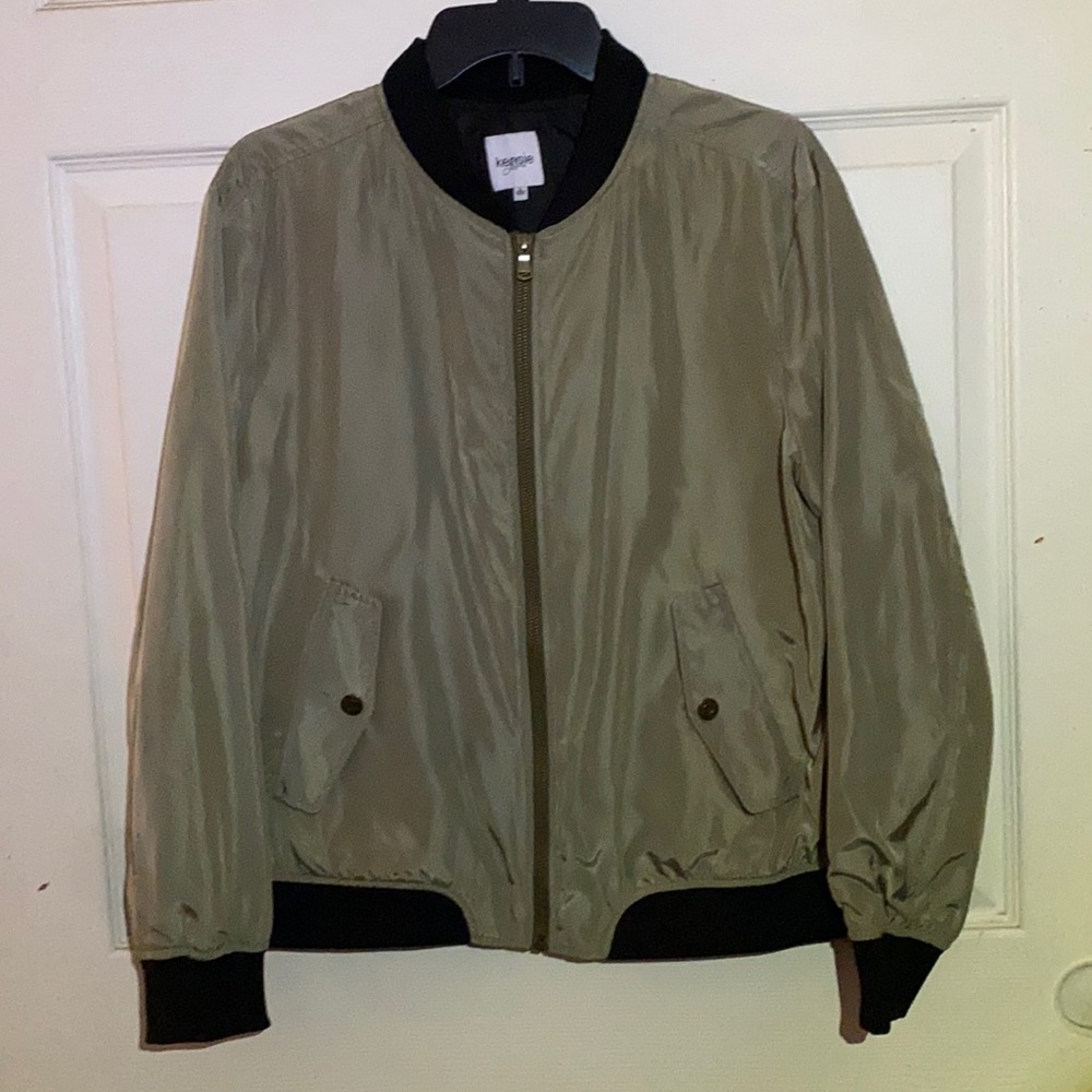 *Lightly Used* Kensie Jeans Bomber Jacket Size L